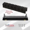 Bonding Power Distribution Busbar 150A 200mm long with Screw terminations