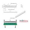 SmartWiring Power Distribution Busbar 150A 200mm Screw Dimensions