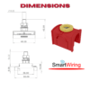 Busbar 600A with M10 Stud Terminal