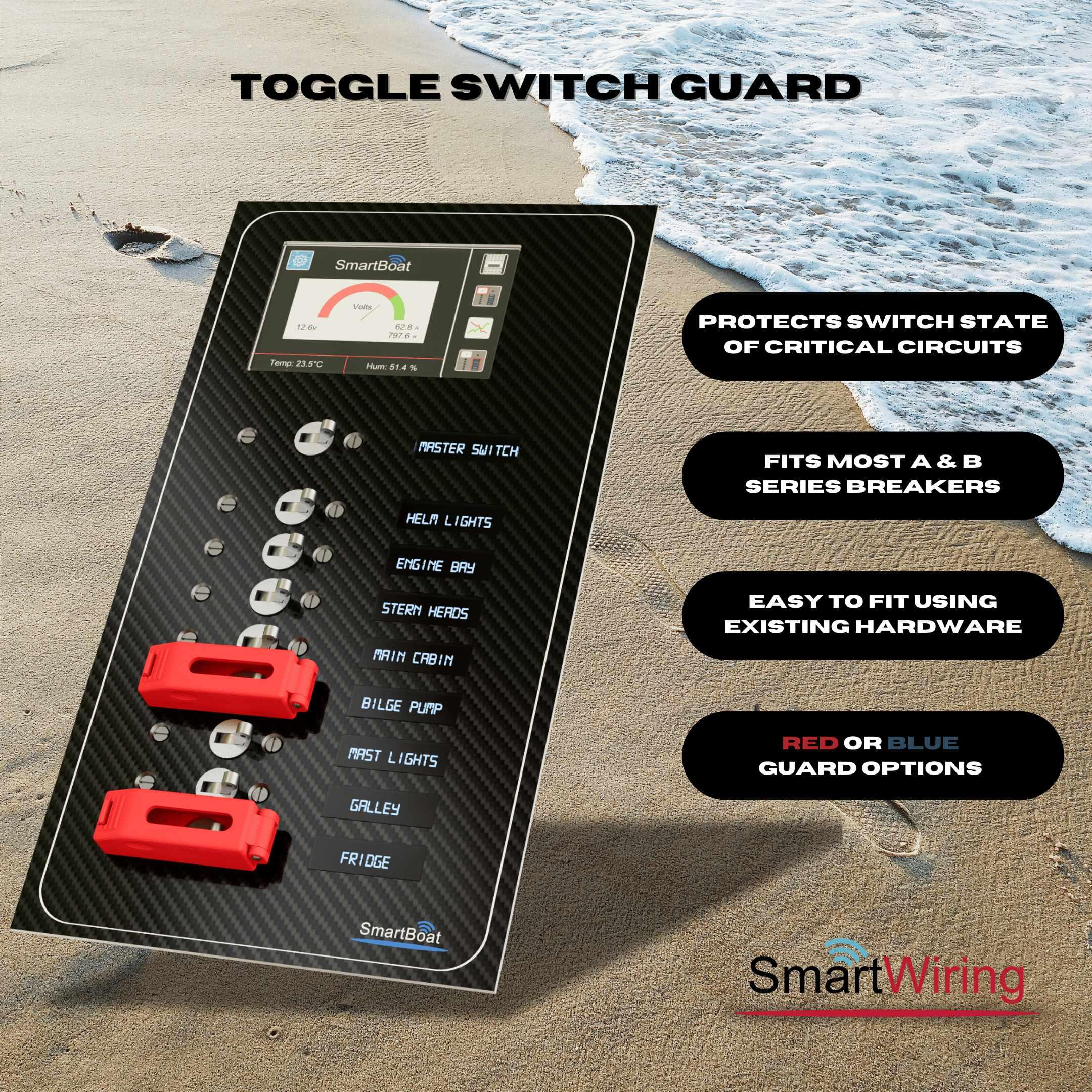 SmartWiring Toggle Switch Guard's Installation